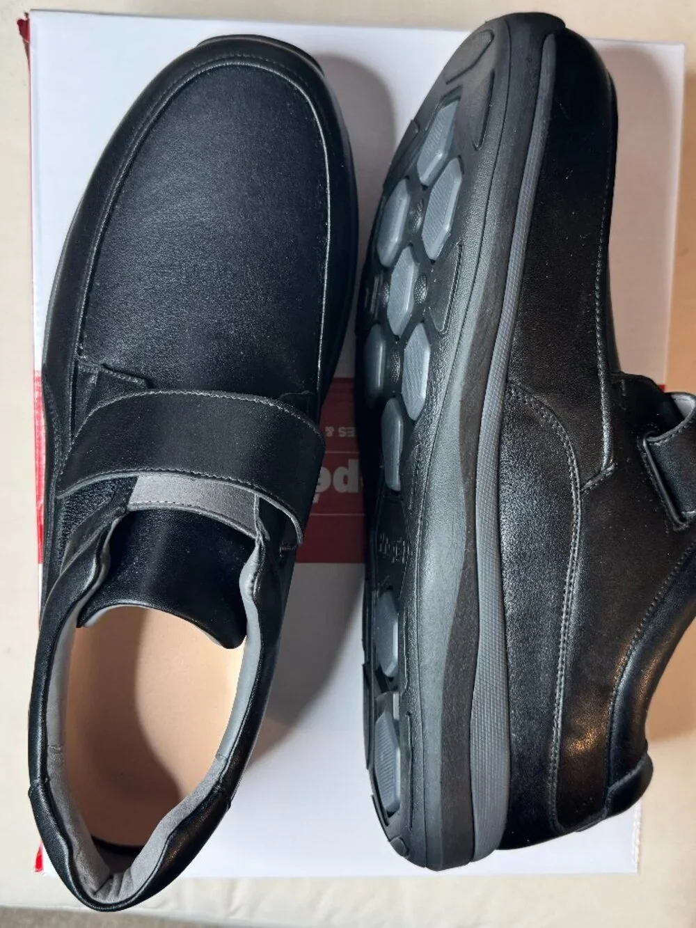 New w/Box Size 14 Propet Parker Men's Leather Loafer – Black